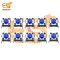 6 x 6 x 4.3mm Blue Color Tactile Momentary Push Button Switch Pack of 10